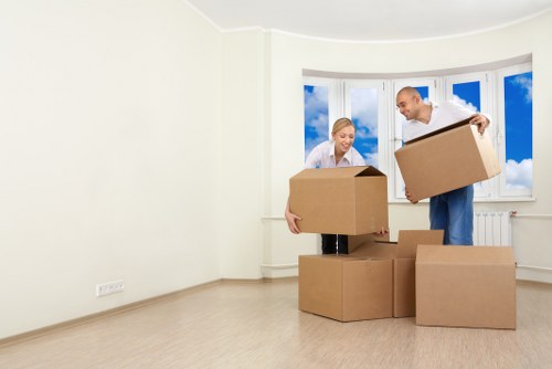 Professional waste removal team